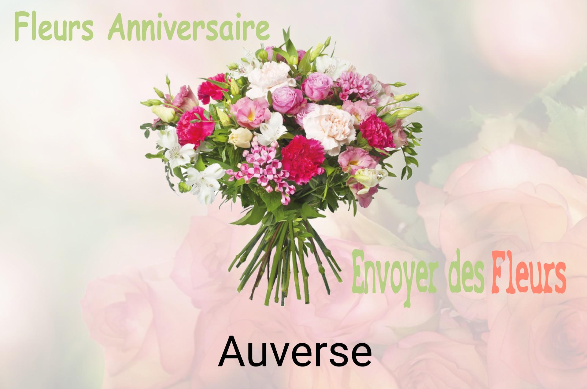 Bouquet de fleurs d’anniversaire livré à Auverse